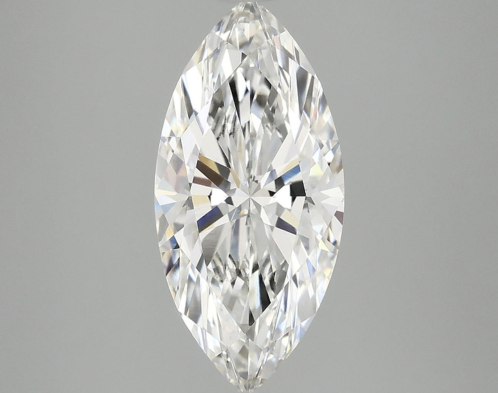 3.02 Carat Marquise Shaped Excellent Cut VVS2 IGI Certified Lab Grown Diamond