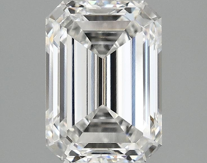 2.1 Carat Emerald Shaped Excellent Cut VVS2 IGI Certified Lab Grown Diamond