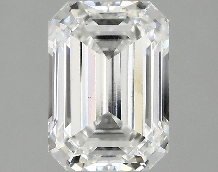2.1 Carat Emerald Shaped Ideal Cut VS1 IGI Certified Lab Grown Diamond