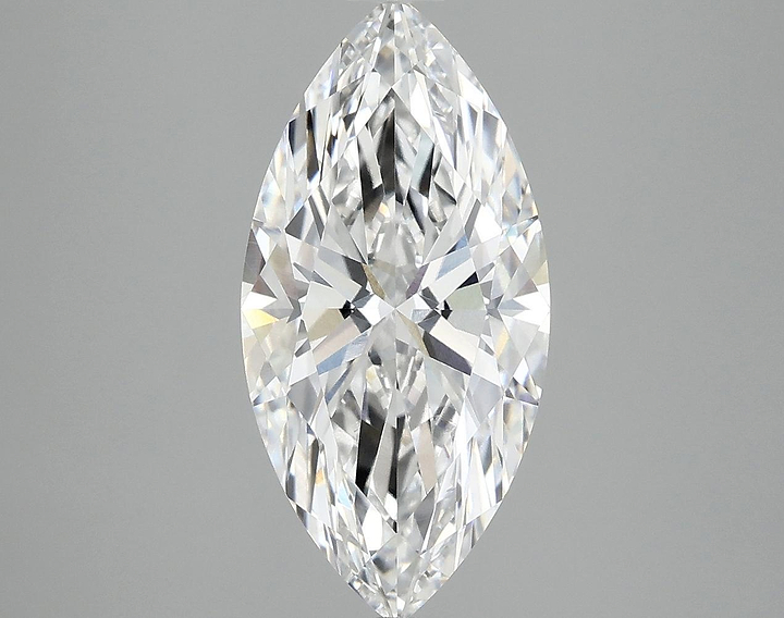 3.02 Carat Marquise Shaped Ideal Cut VVS2 IGI Certified Lab Grown Diamond