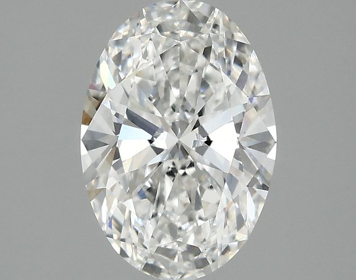 1.5 Carat Oval Shaped Ideal Cut VVS2 IGI Certified Lab Grown Diamond