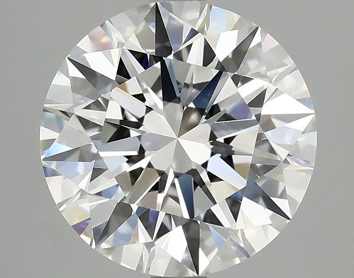 3.07 Carat Round Shaped Excellent Cut VVS2 IGI Certified Lab Grown Diamond