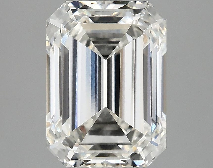 3.13 Carat Emerald Shaped Excellent Cut VVS2 IGI Certified Lab Grown Diamond