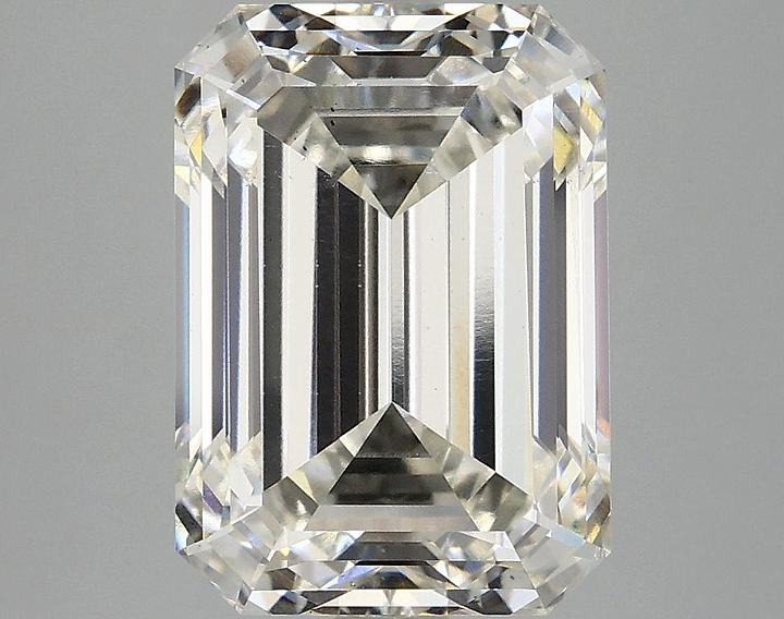 5.08 Carat Emerald Shaped Ideal Cut VS2 IGI Certified Lab Grown Diamond