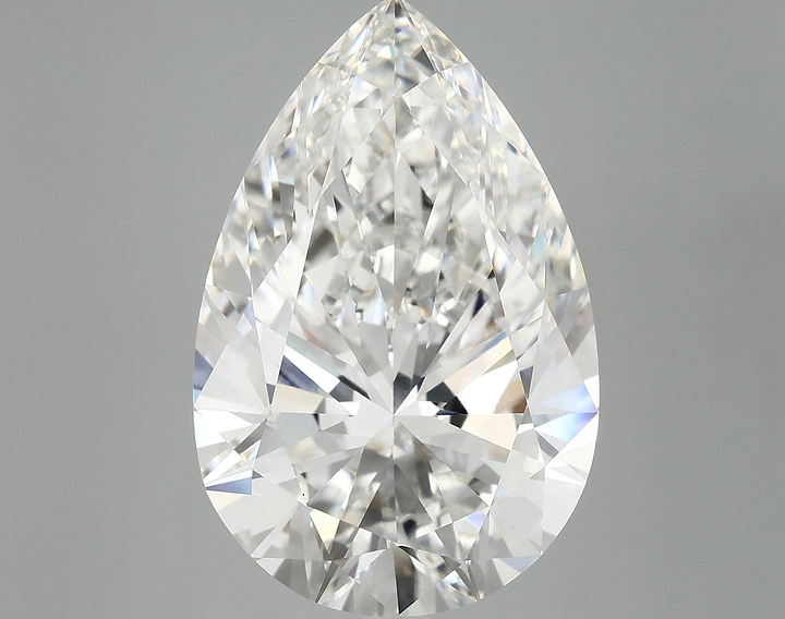 9.72 Carat Pear Shaped Excellent Cut VVS2 IGI Certified Lab Grown Diamond