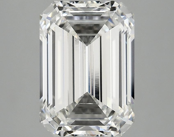 3.05 Carat Emerald Shaped Ideal Cut VVS2 IGI Certified Lab Grown Diamond