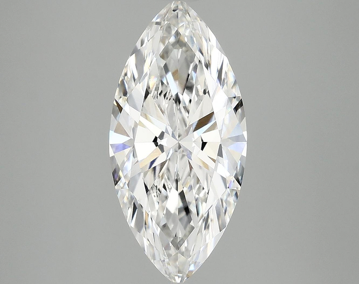 3.02 Carat Marquise Shaped Excellent Cut VVS2 IGI Certified Lab Grown Diamond