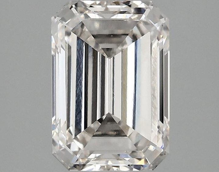 2.1 Carat Emerald Shaped Ideal Cut VS1 IGI Certified Lab Grown Diamond