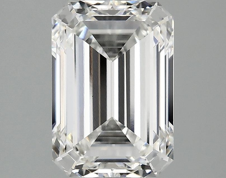 2.58 Carat Emerald Shaped Ideal Cut VS1 IGI Certified Lab Grown Diamond