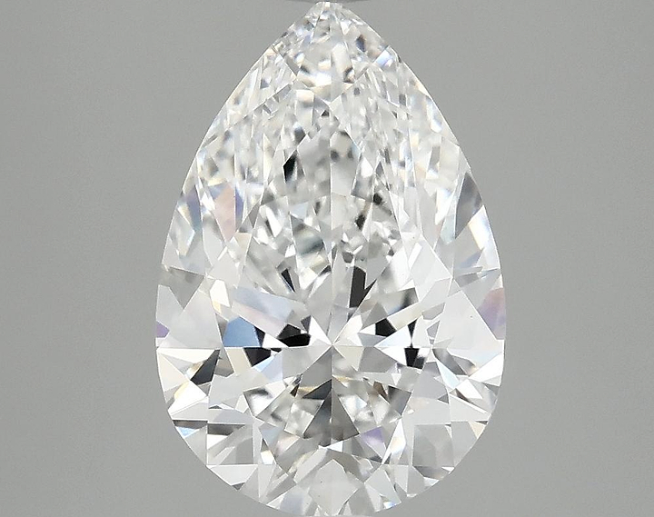 2.92 Carat Pear Shaped Excellent Cut VS1 IGI Certified Lab Grown Diamond