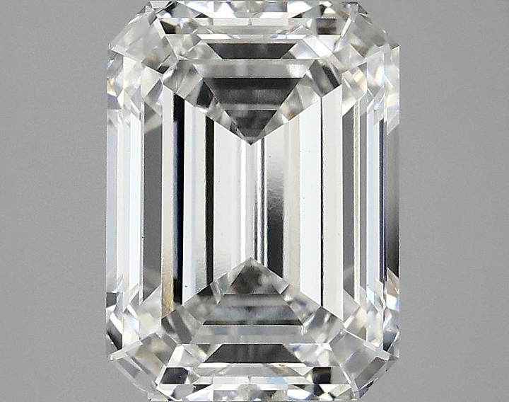 3.09 Carat Emerald Shaped Excellent Cut VS1 IGI Certified Lab Grown Diamond