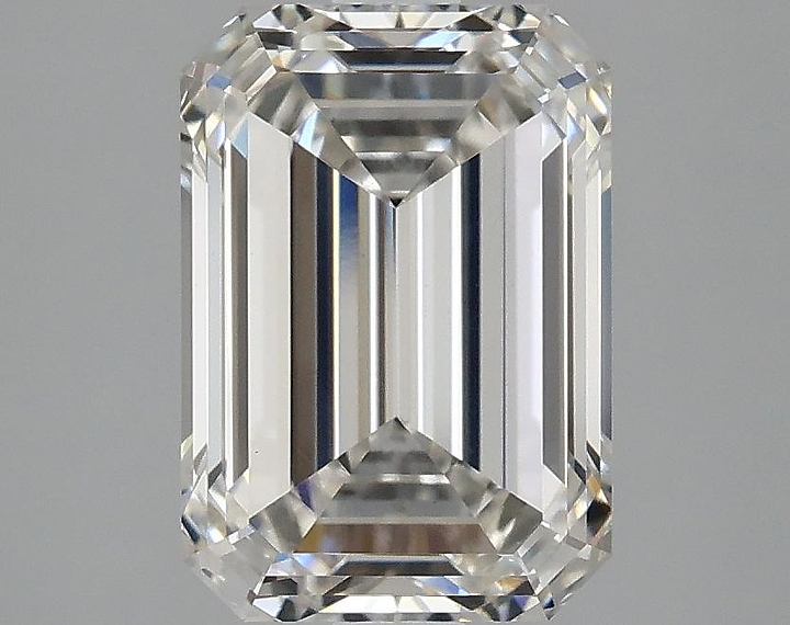 3.02 Carat Emerald Shaped Ideal Cut VVS2 IGI Certified Lab Grown Diamond