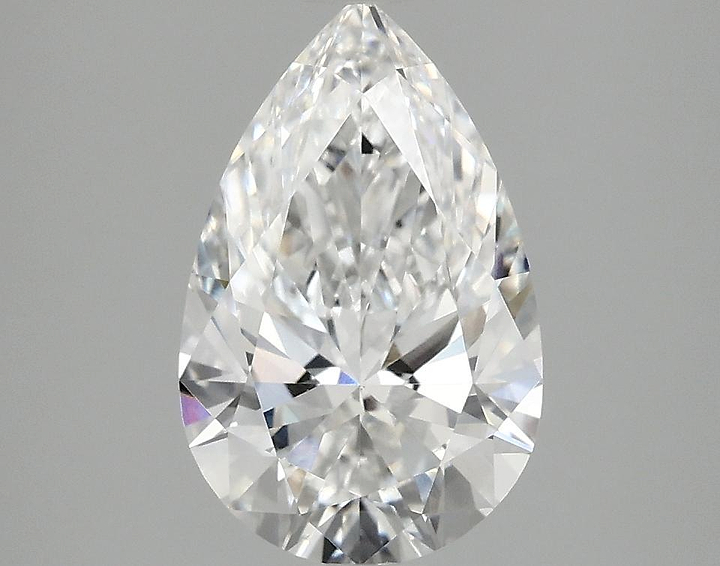 2.01 Carat Pear Shaped Ideal Cut VVS2 IGI Certified Lab Grown Diamond