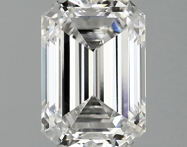2.06 Carat Emerald Shaped Ideal Cut VVS2 IGI Certified Lab Grown Diamond