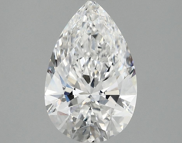 2.03 Carat Pear Shaped Ideal Cut VVS2 IGI Certified Lab Grown Diamond