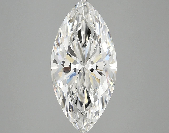 3.07 Carat Marquise Shaped Excellent Cut VVS2 IGI Certified Lab Grown Diamond