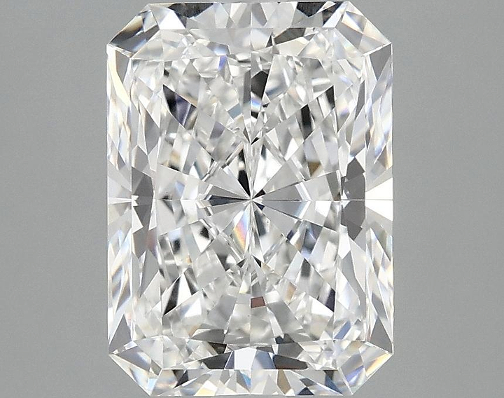 3.09 Carat Radiant Shaped Excellent Cut VVS2 IGI Certified Lab Grown Diamond