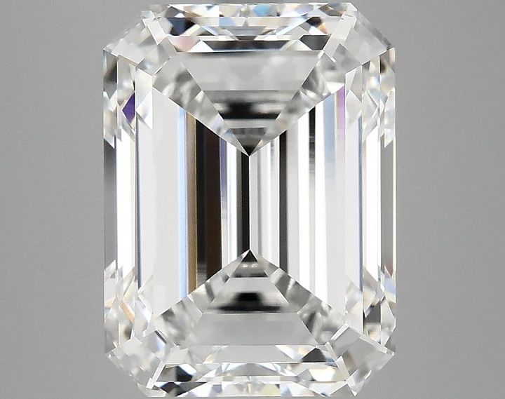6.2 Carat Emerald Shaped Excellent Cut VVS2 IGI Certified Lab Grown Diamond