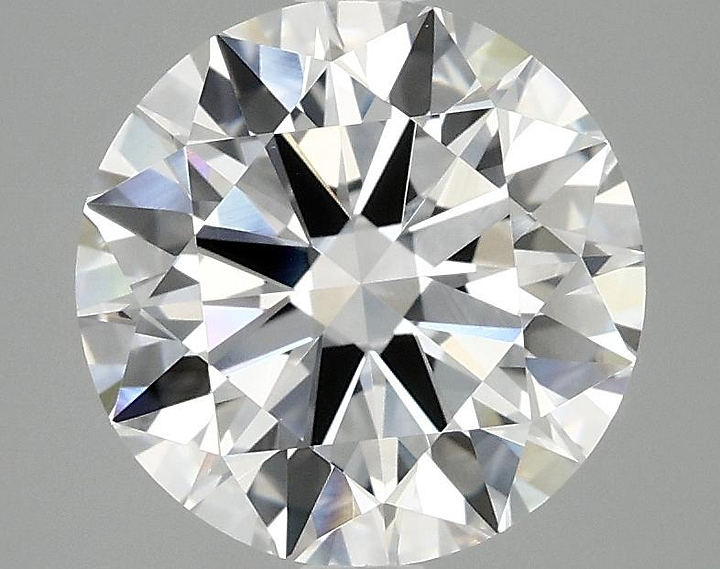 3.09 Carat Round Shaped Excellent Cut VVS2 IGI Certified Lab Grown Diamond