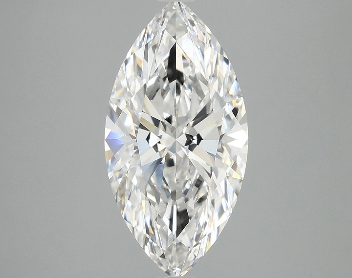 3.1 Carat Marquise Shaped Ideal Cut VVS2 IGI Certified Lab Grown Diamond