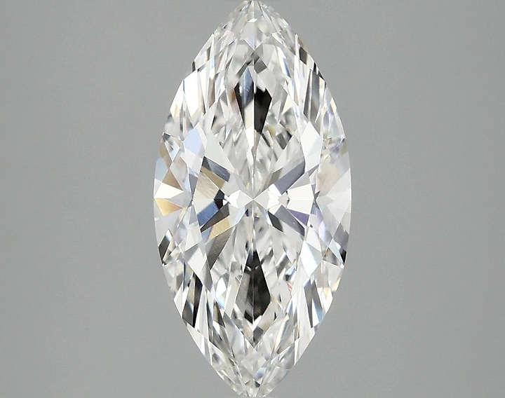2.09 Carat Marquise Shaped Excellent Cut VVS2 IGI Certified Lab Grown Diamond