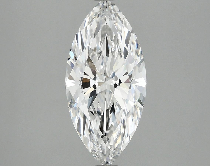 2.06 Carat Marquise Shaped Excellent Cut VVS2 IGI Certified Lab Grown Diamond