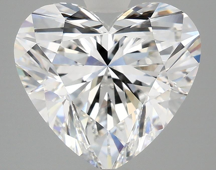 4.19 Carat Heart Shaped Ideal Cut VVS2 IGI Certified Lab Grown Diamond