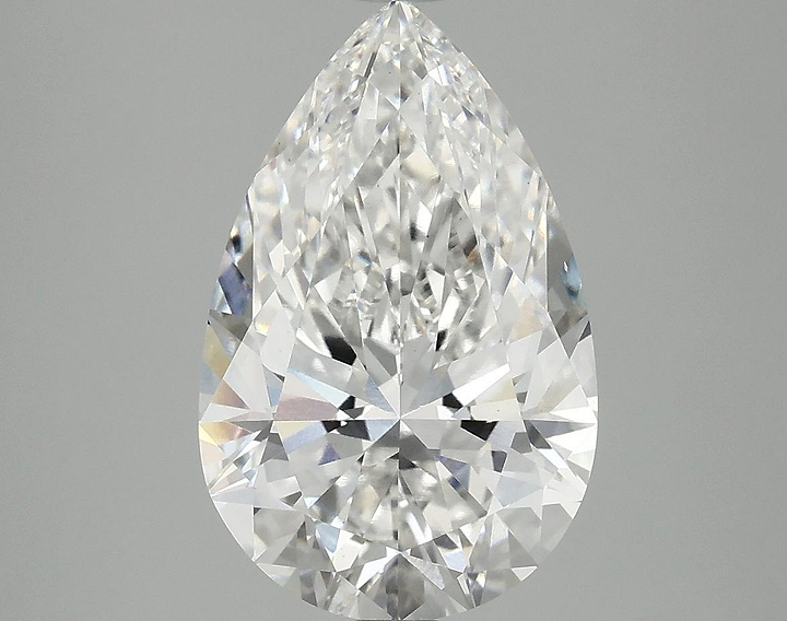 4.07 Carat Pear Shaped Ideal Cut VS1 IGI Certified Lab Grown Diamond