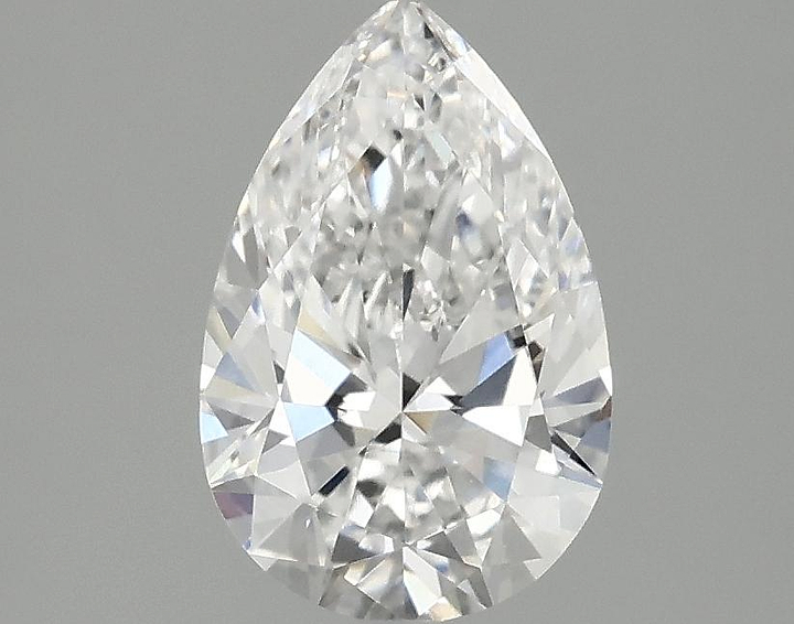 1.5 Carat Pear Shaped Excellent Cut VVS2 IGI Certified Lab Grown Diamond