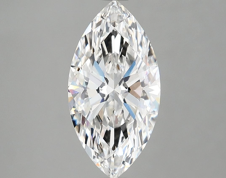 2.1 Carat Marquise Shaped Ideal Cut VVS2 IGI Certified Lab Grown Diamond