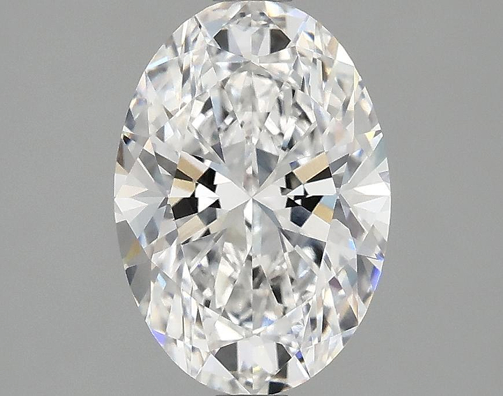 2.03 Carat Oval Shaped Ideal Cut VVS2 IGI Certified Lab Grown Diamond