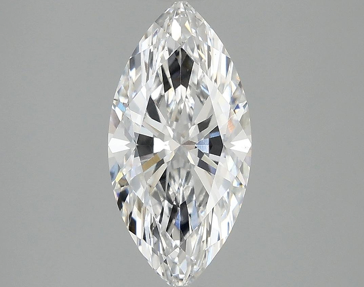 1.85 Carat Marquise Shaped Excellent Cut VS2 IGI Certified Lab Grown Diamond