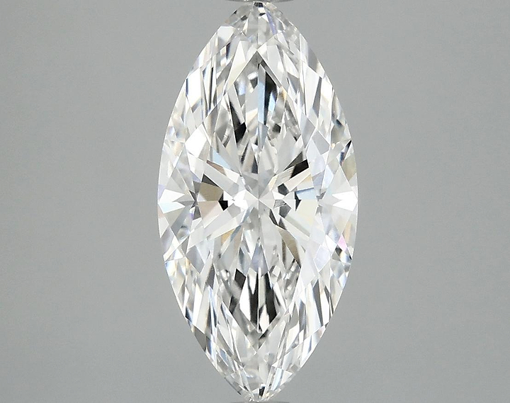 2.09 Carat Marquise Shaped Excellent Cut VVS2 IGI Certified Lab Grown Diamond