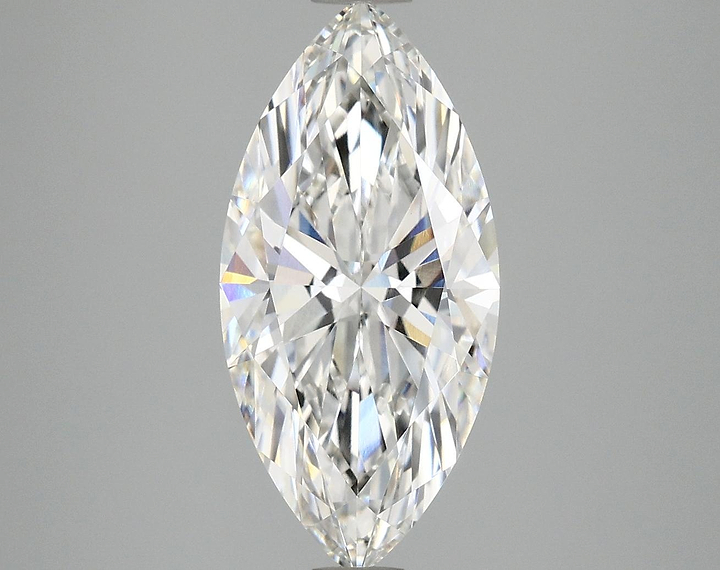 3.05 Carat Marquise Shaped Excellent Cut VVS2 IGI Certified Lab Grown Diamond