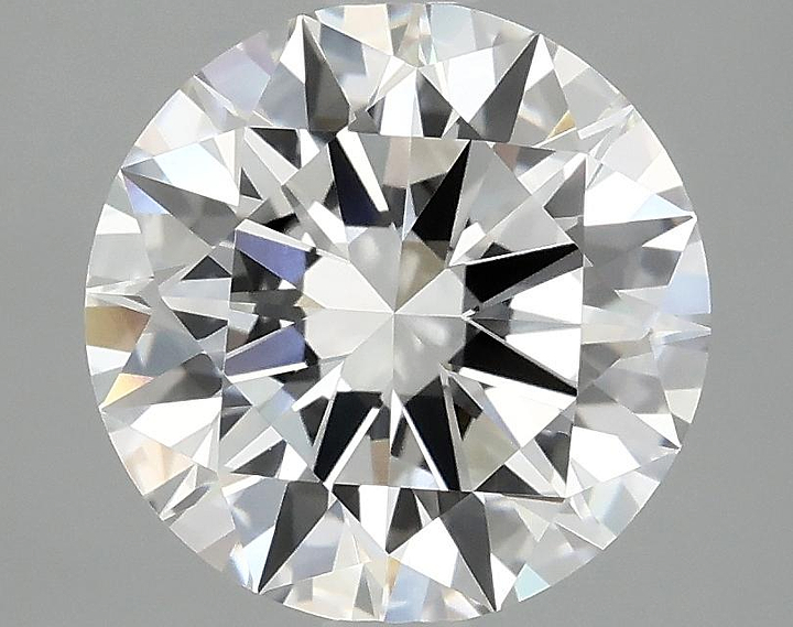 3.09 Carat Round Shaped Excellent Cut VVS2 IGI Certified Lab Grown Diamond