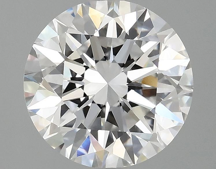 2.5 Carat Round Shaped Ideal Cut VVS2 IGI Certified Lab Grown Diamond