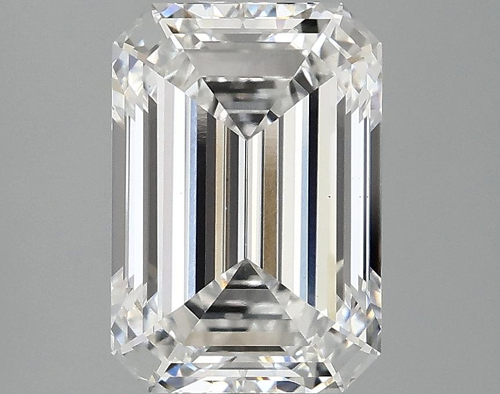 3.09 Carat Emerald Shaped Ideal Cut VS1 IGI Certified Lab Grown Diamond