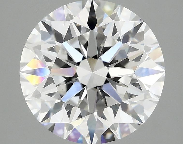 2.86 Carat Round Shaped Excellent Cut VVS2 IGI Certified Lab Grown Diamond