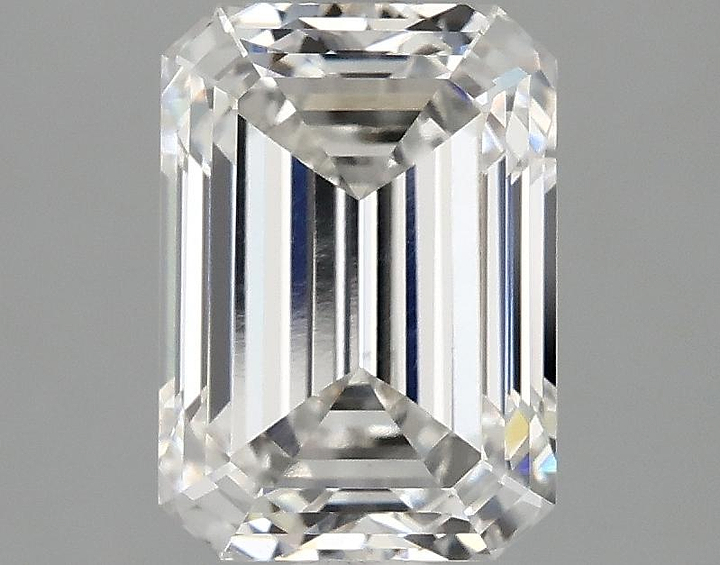 2.49 Carat Emerald Shaped Ideal Cut VVS2 IGI Certified Lab Grown Diamond