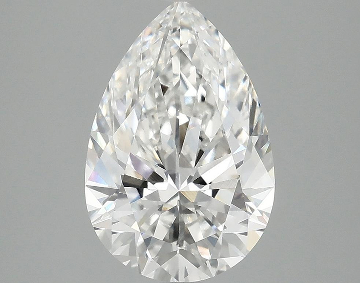 2.53 Carat Pear Shaped Excellent Cut VVS2 IGI Certified Lab Grown Diamond