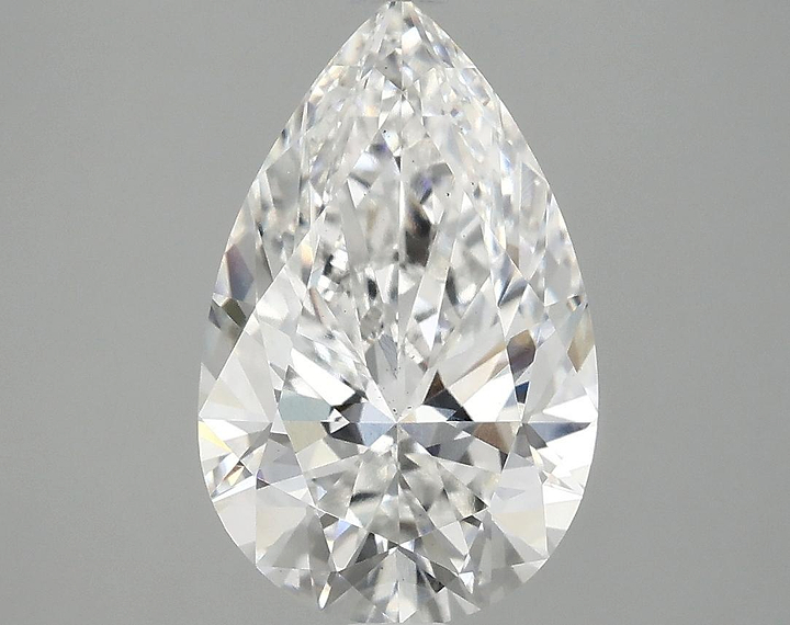 3.03 Carat Pear Shaped Ideal Cut VS2 IGI Certified Lab Grown Diamond