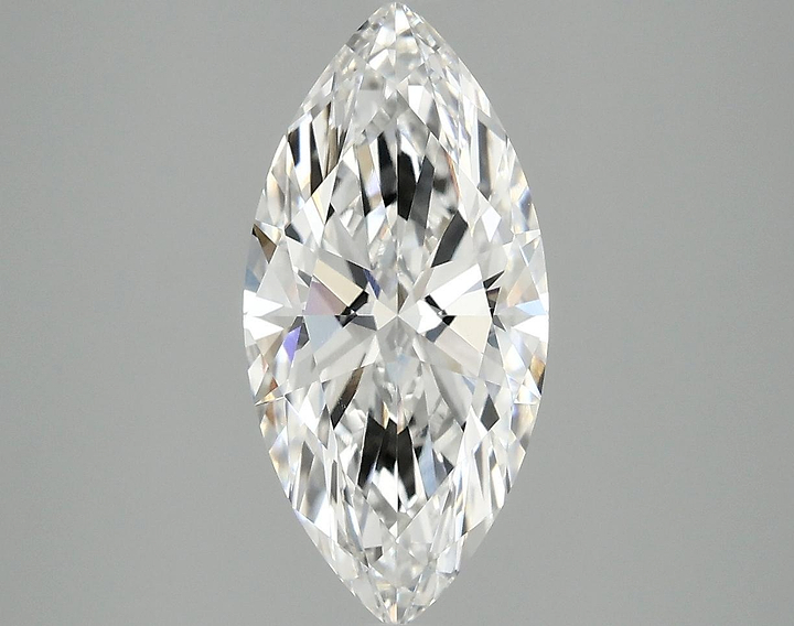2.44 Carat Marquise Shaped Excellent Cut VVS2 IGI Certified Lab Grown Diamond