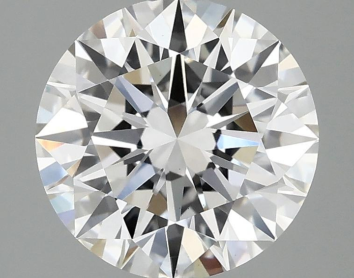 2.55 Carat Round Shaped Ideal Cut VS1 IGI Certified Lab Grown Diamond