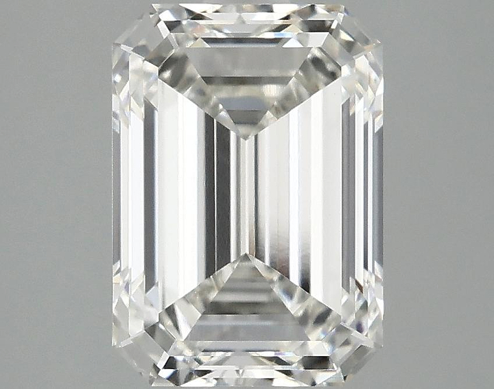 3.1 Carat Emerald Shaped Ideal Cut VVS2 IGI Certified Lab Grown Diamond