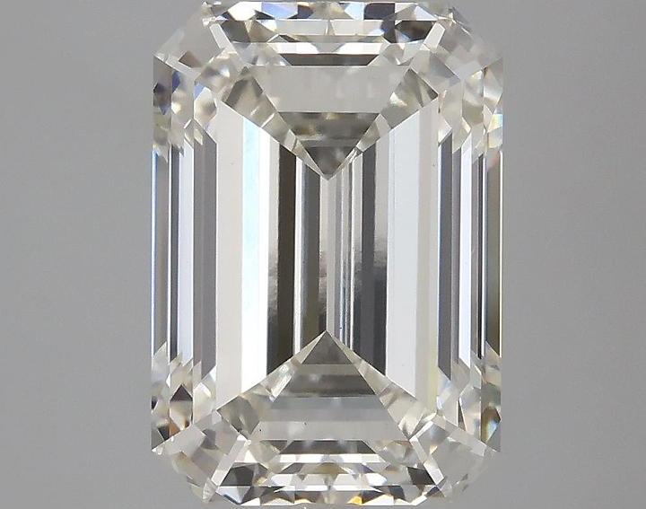 4.92 Carat Emerald Shaped Ideal Cut VS1 IGI Certified Lab Grown Diamond