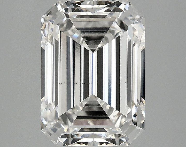 2.99 Carat Emerald Shaped Ideal Cut VS2 IGI Certified Lab Grown Diamond