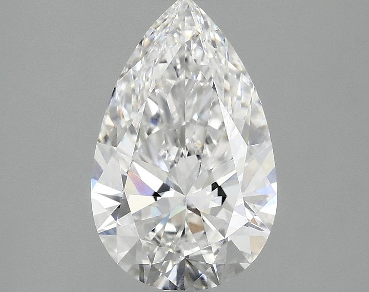 1.86 Carat Pear Shaped Ideal Cut VVS2 IGI Certified Lab Grown Diamond