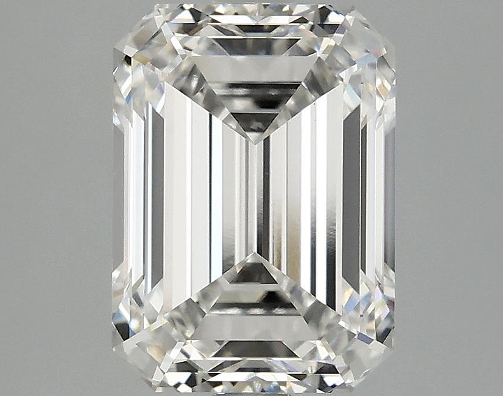 3.09 Carat Emerald Shaped Excellent Cut VVS2 IGI Certified Lab Grown Diamond