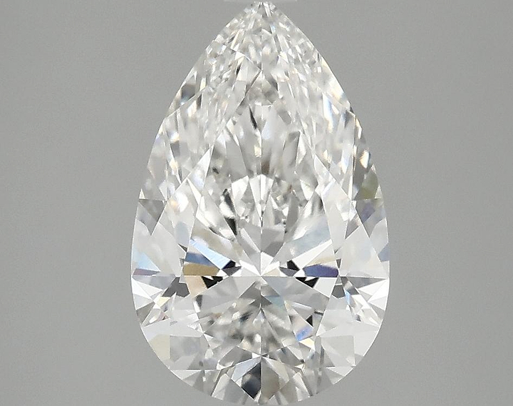 2.09 Carat Pear Shaped Ideal Cut VVS2 IGI Certified Lab Grown Diamond