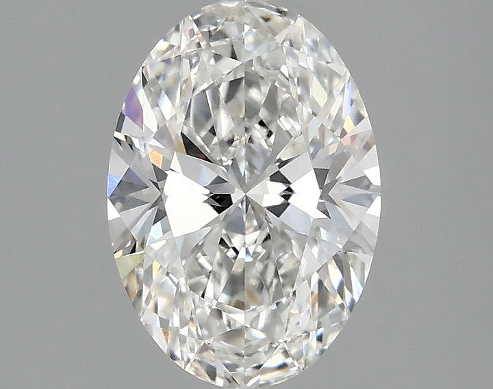 1.5 Carat Oval Shaped Ideal Cut VVS2 IGI Certified Lab Grown Diamond